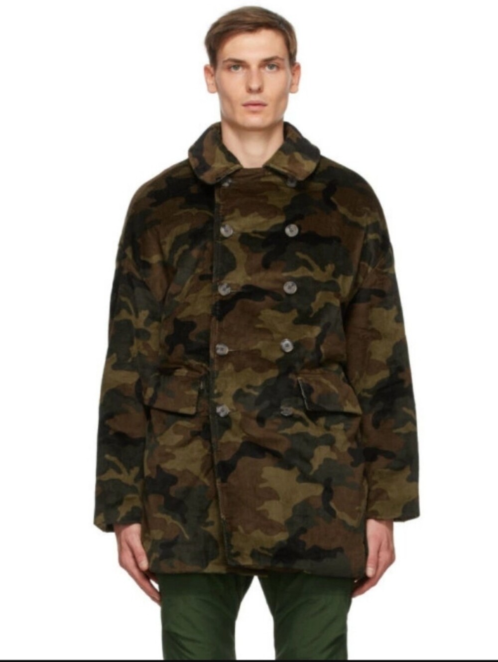 R13 Green Camo Hunting‎ Coat
